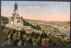 Alte Postkarte 1917 Rüdesheim mit Niederwald Denkmal mit Stempel Gelaufen