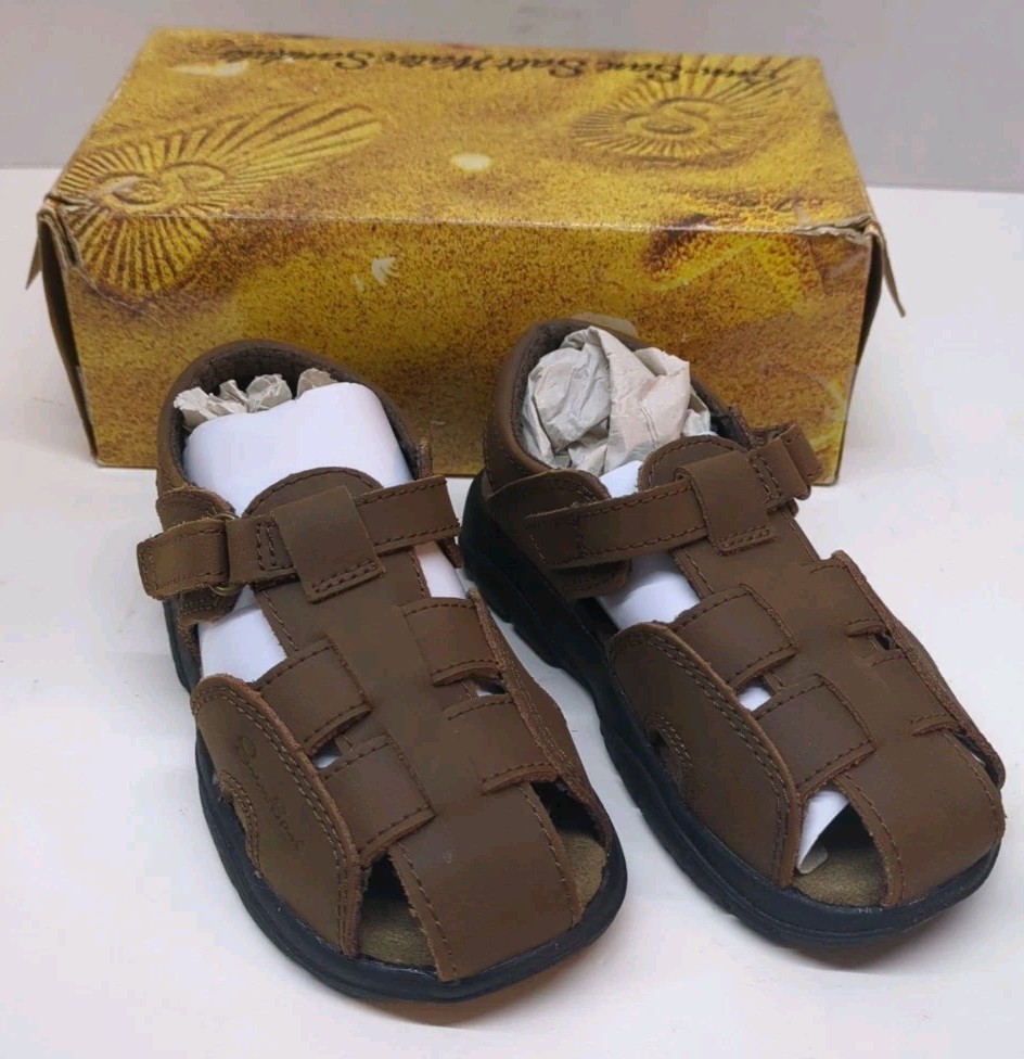 Sun-San Original Salt Water Sandals Little Kid Size 9 Shark
