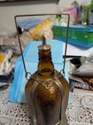 Vintage Amber Liquor Decanter Musical Wind Up 1 Quart. Beautiful  — photo 3