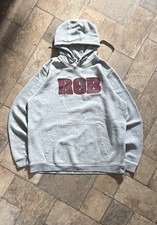 Nike Sweatshirt Men's Medium Gray Pullover 90s Vintage Preowned Distested
