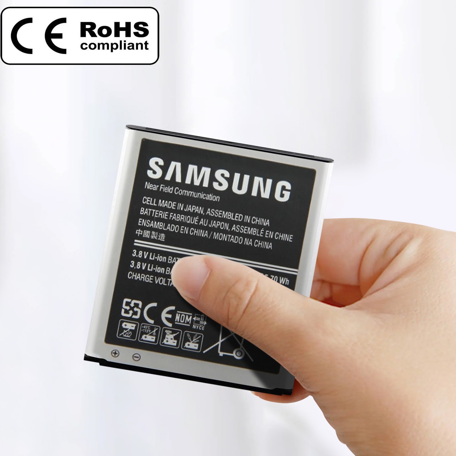 Batterie Galaxy V de qualité supérieure avec cellules durables 1500mAh