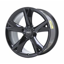 19 Audi A5 Wheel Rim Factory Oem 58827 2008-2017 Gloss Black