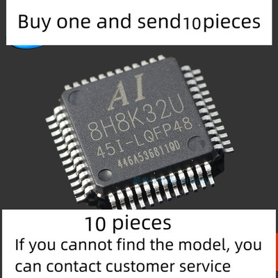 10 piece set original Ai8H8K32U-45I-LQFP48 LQFP-48 STC microcontroller