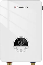 Tankless Water Heater Electric 6Kw at 240 Volts, Point of Use Instant Hot Water 