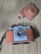 Vintage Kodak Pony 135 Model C 35mm Film Camera w/ Anaston Lens Leather Case
