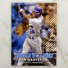 Ken Griffey Jr 2022 Topps Series 1 Welcome to the Show  #WTTS-4 GOLD   /75