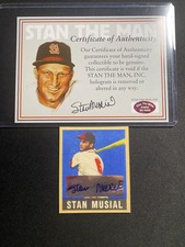 Stan Musial Signed Auto 1948 Leaf St. Louis Cardinals #4