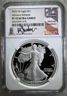 2022-W Proof $1 American Silver Eagle NGC PF70 Advance Releases Gaudioso Sig