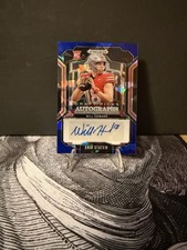 Panini Prizm Draft Picks Draft Picks Autographs Will Howard Blue Ice Prizm /45