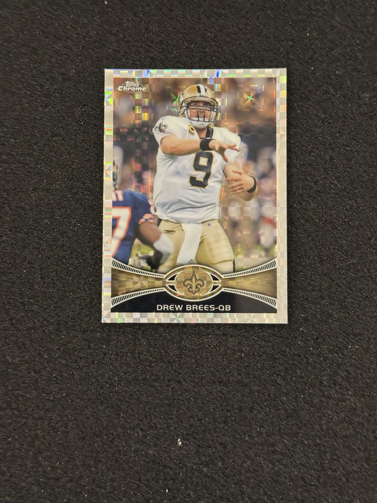 2012 Topps Chrome Xfractor #100 Drew Brees Saints HOF