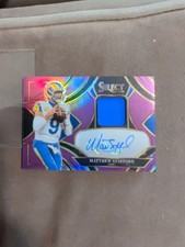2025 Panini Select - Signature Memorabilia Matthew Stafford #SME-MSD Purple...