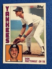 1984 Topps - Don Mattingly #8 (RC) NM++ Great Card RC HOF Centered