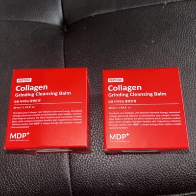 MDP+ Red Lacto Collagen Grinding Cleansing Balm 50ml Peptide Makeup Remover