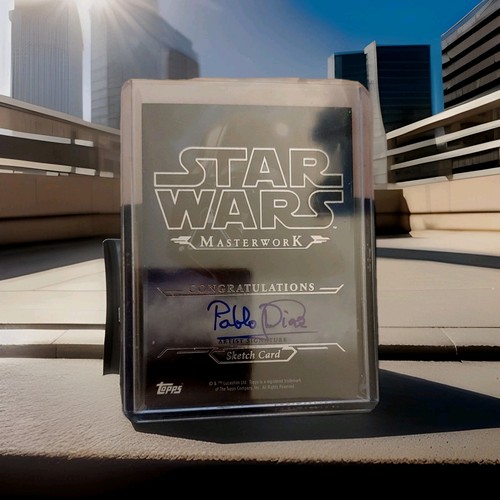 Topps Star Wars Masterwork Emperor Palpatine AP 1/1 Sketch Card by Pablo Diaz - Picture 8 of 24
