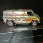 Hot Wheels Super Van 1:64 Diecast Van Silver Red Redline Wheels Model Toy