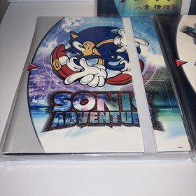 3 SEGA DREAMCAST TRADING CARD BINDERS LIMITED RUN GAME SONIC ADVENTURE SHENMUE +