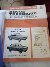 Revue technique Opel MANTA