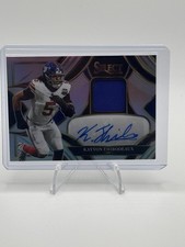 2025 Panini Select Prizm Kayvon Thibodeaux Giants Patch Auto /249