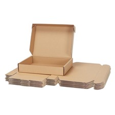 11x8x2 inch Shipping Boxes Bulk 25 Pack Brown Tab Lock Tuck Top Mailer Boxes