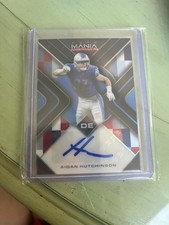 2022 Wild Card Auto Mania American Football - Triangle Scribbles Aidan...