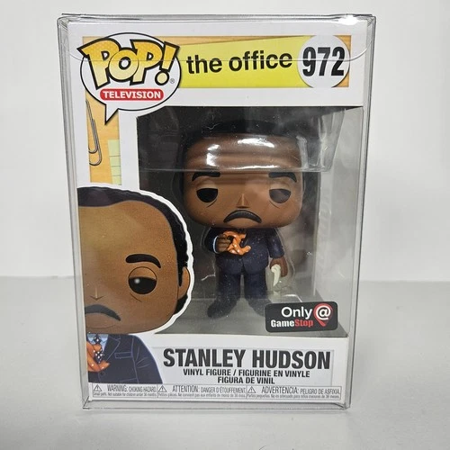 Funko POP! Stanley Hudson with Pretzel #972 The Office GameStop Exclusive