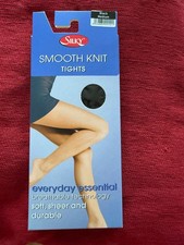 Silky Smooth Knit Tights - Black 15 Denier Medium
