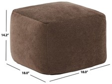 Safavieh SAMUELS BOUCLE POUF, Reduced Price 2172771194 SFV5041F