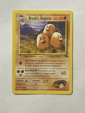 Brock's Dugtrio Near mint English  22/132  Gym Challenge