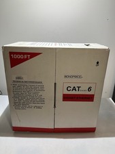 Cat6 Ethernet Bulk Cable Solid 550Mhz UTP CMR 23AWG Blue Wire- Over 85 New