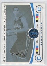 2005-06 Topps First Row Printing Plate Cyan Framed 1/1 Channing Frye #112 lz7