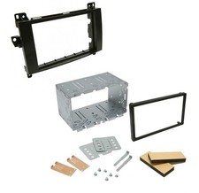 Double din Voiture Facia pour Mercedes Audio Radio Stéréo Bordure Avec Cage De