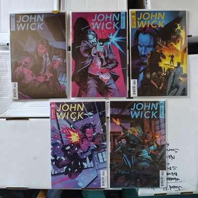 John Wick Comic 1 2 3 4 5 Dynamite 2017-18 Main Cover/First Print  VF/NM