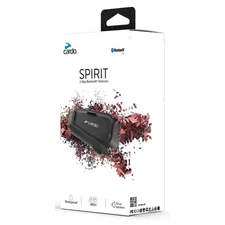 Cardo Spirit Single Bluetooth Motorcycle Intercom IP65 Waterproof SPRT0001