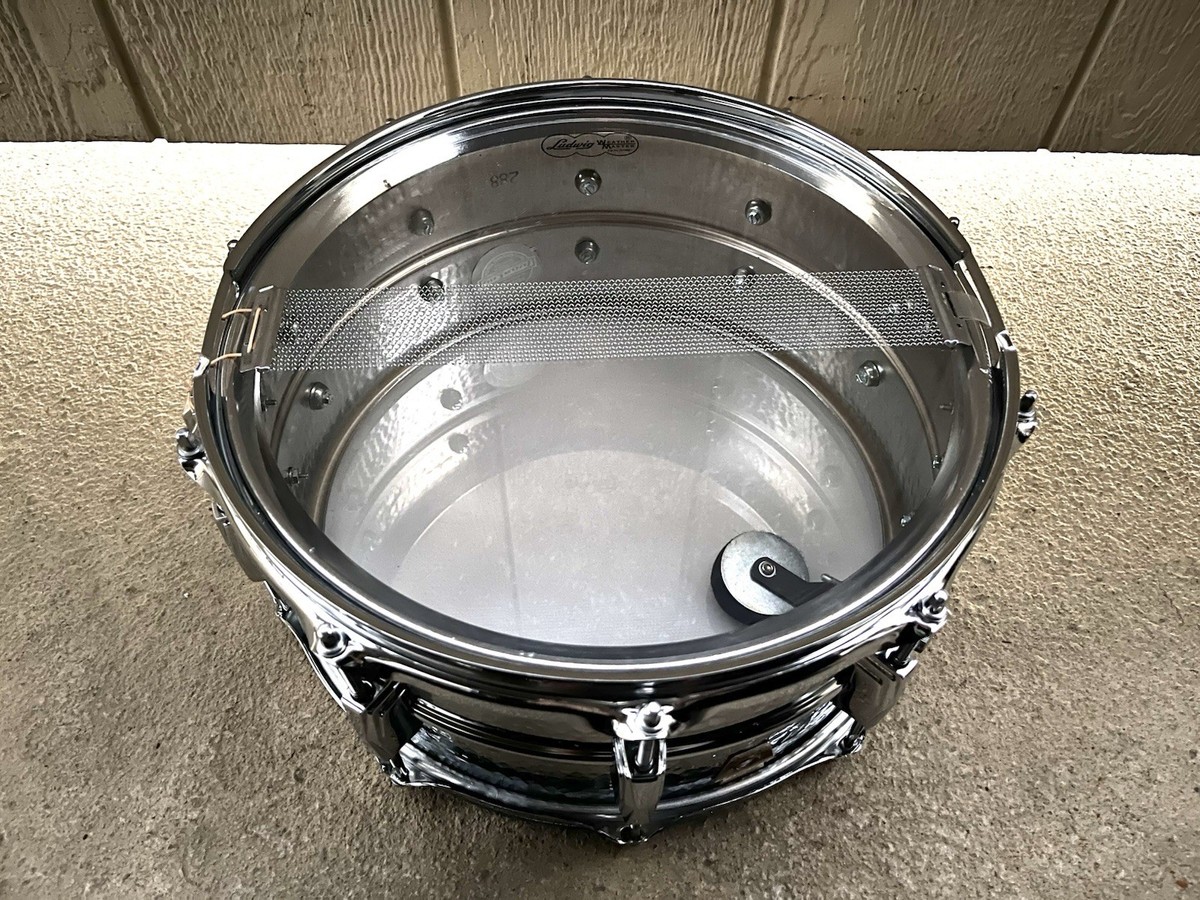 Ludwig LM402 Supraphonic Hammered Snare Drum Vintage Monroe NC