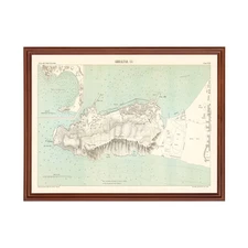 Old Map of Gibraltar 1888 - Vintage Spain Art Wall Decor Pri