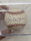 Pete Rose Autograph Baseball. Reds Phillies. Signed in acrylic display