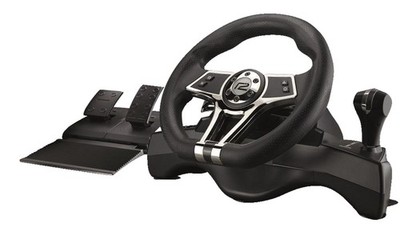 READY 2 GAMING HURRICANE WHEEL PRO für PC, PS3, PS4, Switch Lenkrad mit Pedalen