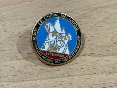 b PINS PIN HORSE HORSE HORSE MECHANICAL ANTIQUE VEHICLES TACOT SALLANCHES ENAMEL