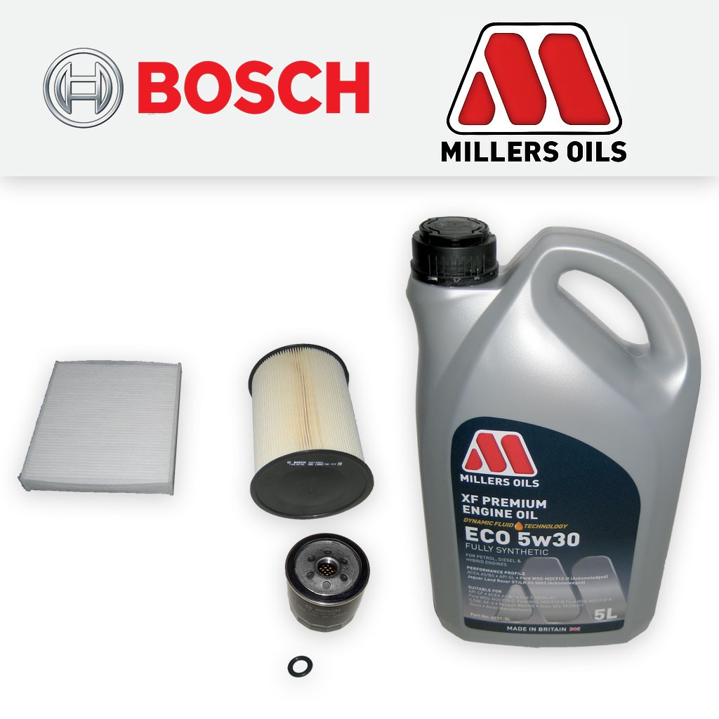 SERVICE KIT for VOLVO C30 1.6 OIL AIR CABIN FILTERS +ECO OIL (2007-2012)