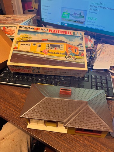 Bachmann Plasticville U.S.A. 1852 Rancho Casa Kit O/O27 Escala Modelo Tren | Zustand: Used