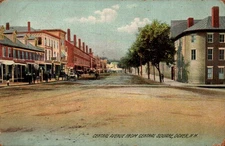 DOVER, N.H. POSTCARD Central Avenue From Central Square