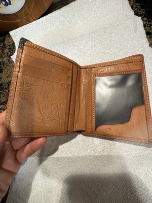 vintage Gianni Versace men's leather wallet .. Medusa head logo