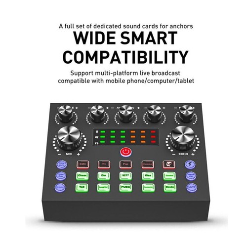 V8S External Sound Card For Commentators and Family Karaoke Enthusiasts - Picture 4 of 16