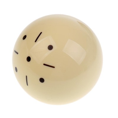 Black Dot Practice Training Billard Pool Cue Ball 2 1/4 ''6 Unzen
