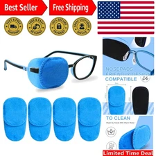 Blue Soft Eye Patches 4 Pack – Effective Lazy Eye Treatment for Children