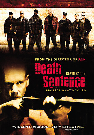 Death Sentence (DVD, 2009, Rated  Unrated Footage) Free Shipping Canada! - Picture 1 of 1