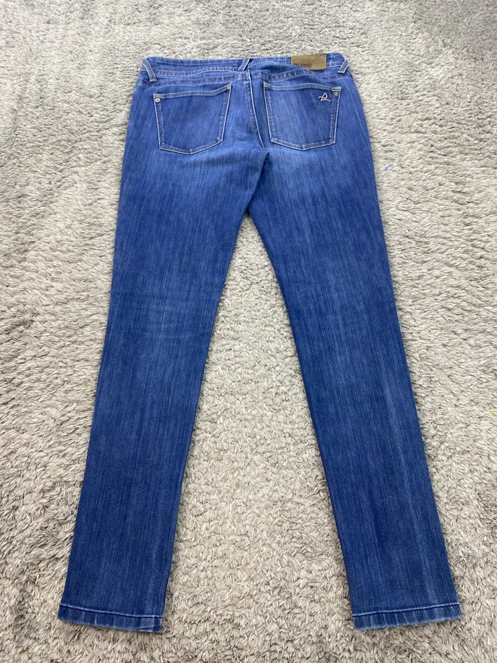 DL1961 Jeans Womens 28x29 Low Rise 4 Way 360 Stretch Comfort Classic Slim Denim - Image 2 of 4