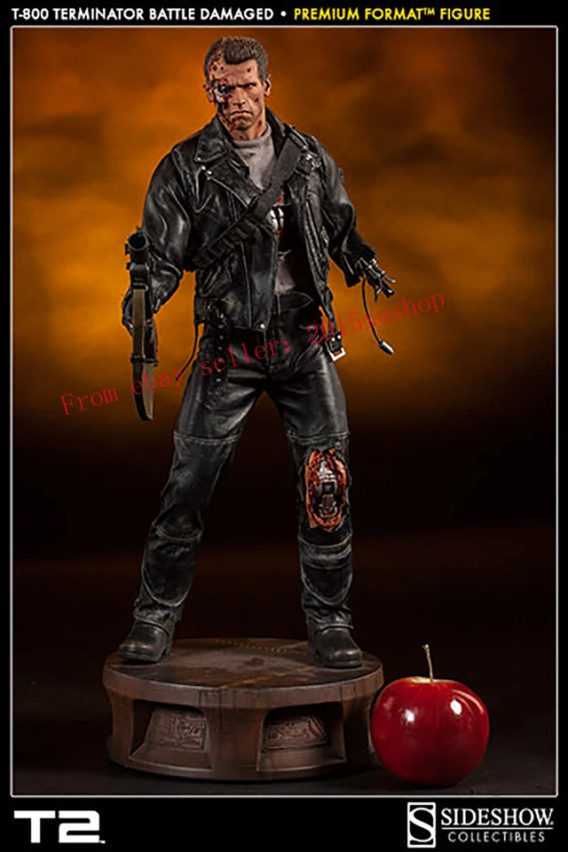 Estatua de segunda mano Sideshow Collectibles 300109 The Terminator escala 1/4 T-800 Foto 2 de 4