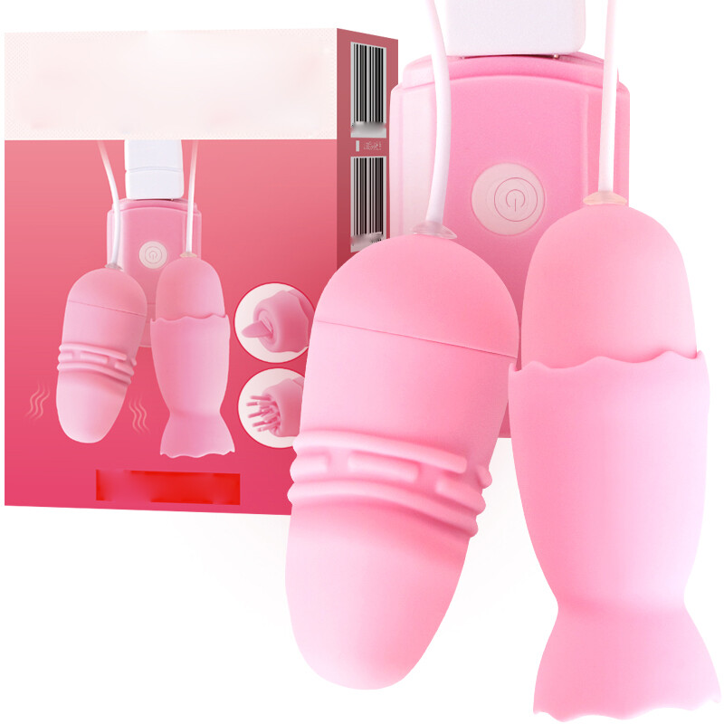 Rechargeable Clit Breast Nipple Sucker Vibrator Bllowjob Vibrating Tongue Lick