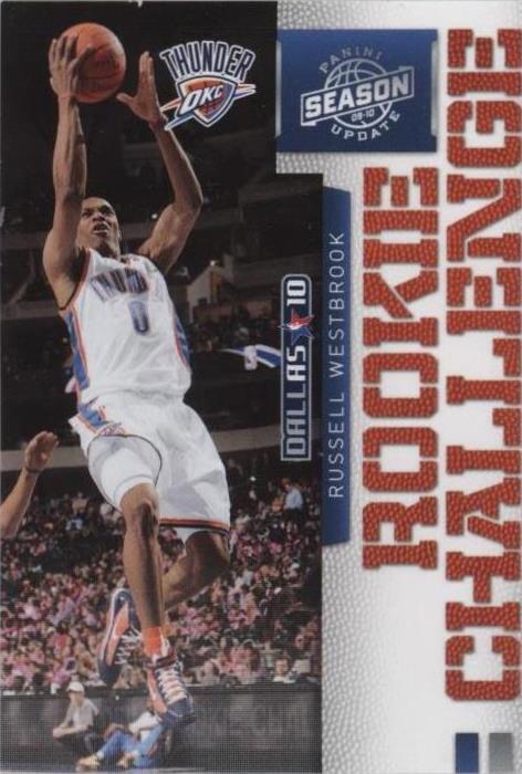 2009-10 Panini Season Update - Rookie Challenge Russell Westbrook #16 ...